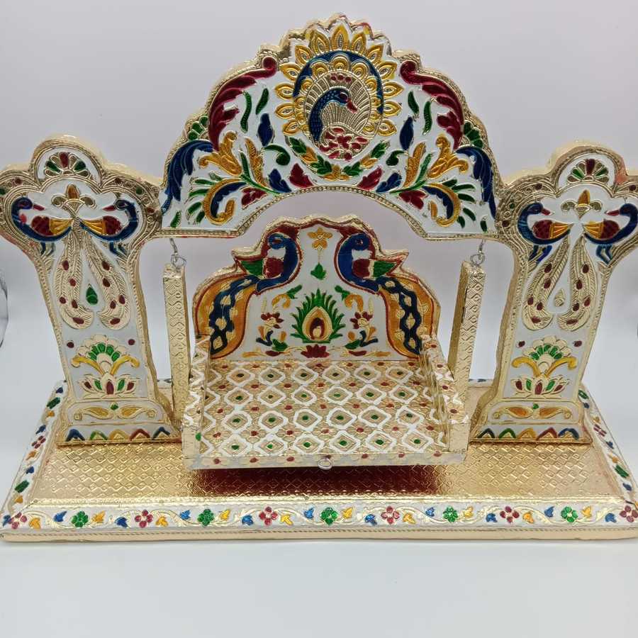 Traditional Designer Jhoola for Kanha Ji (3-5 Number)