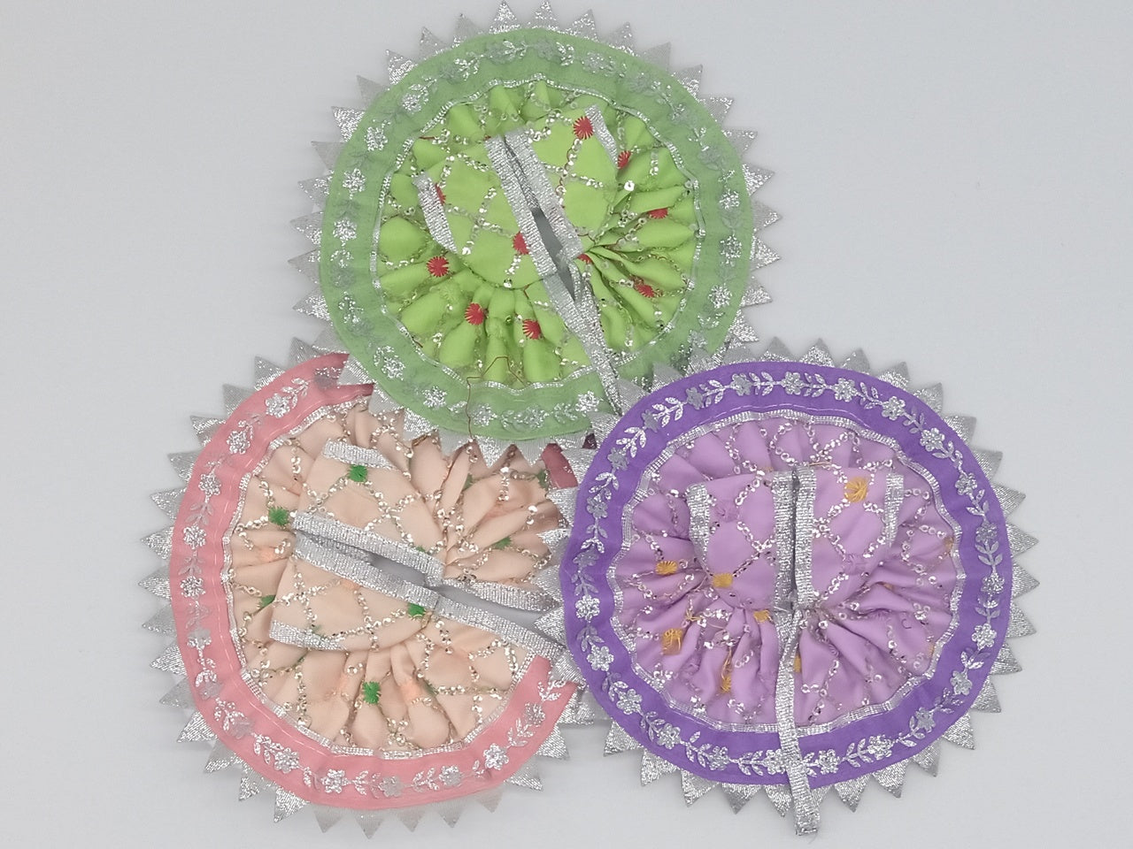 Laddo gopal dress designed with silver lace