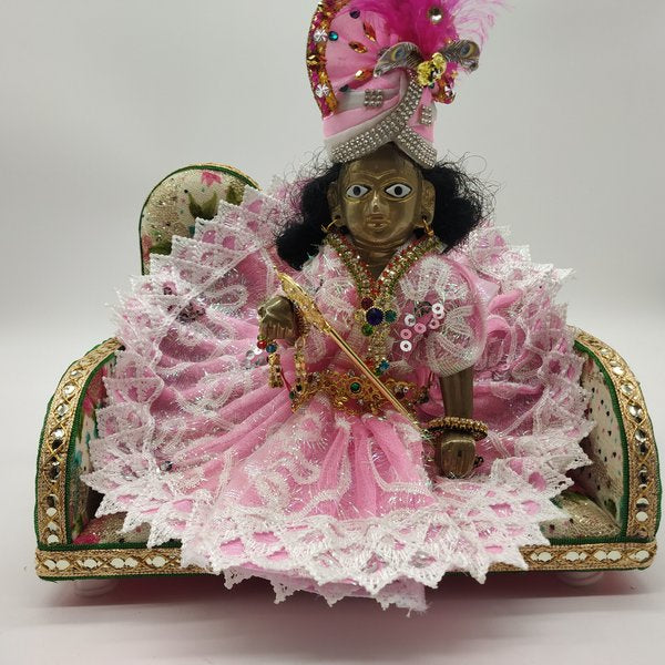 Heavy Embroidery Poshak with Beautiful Lace