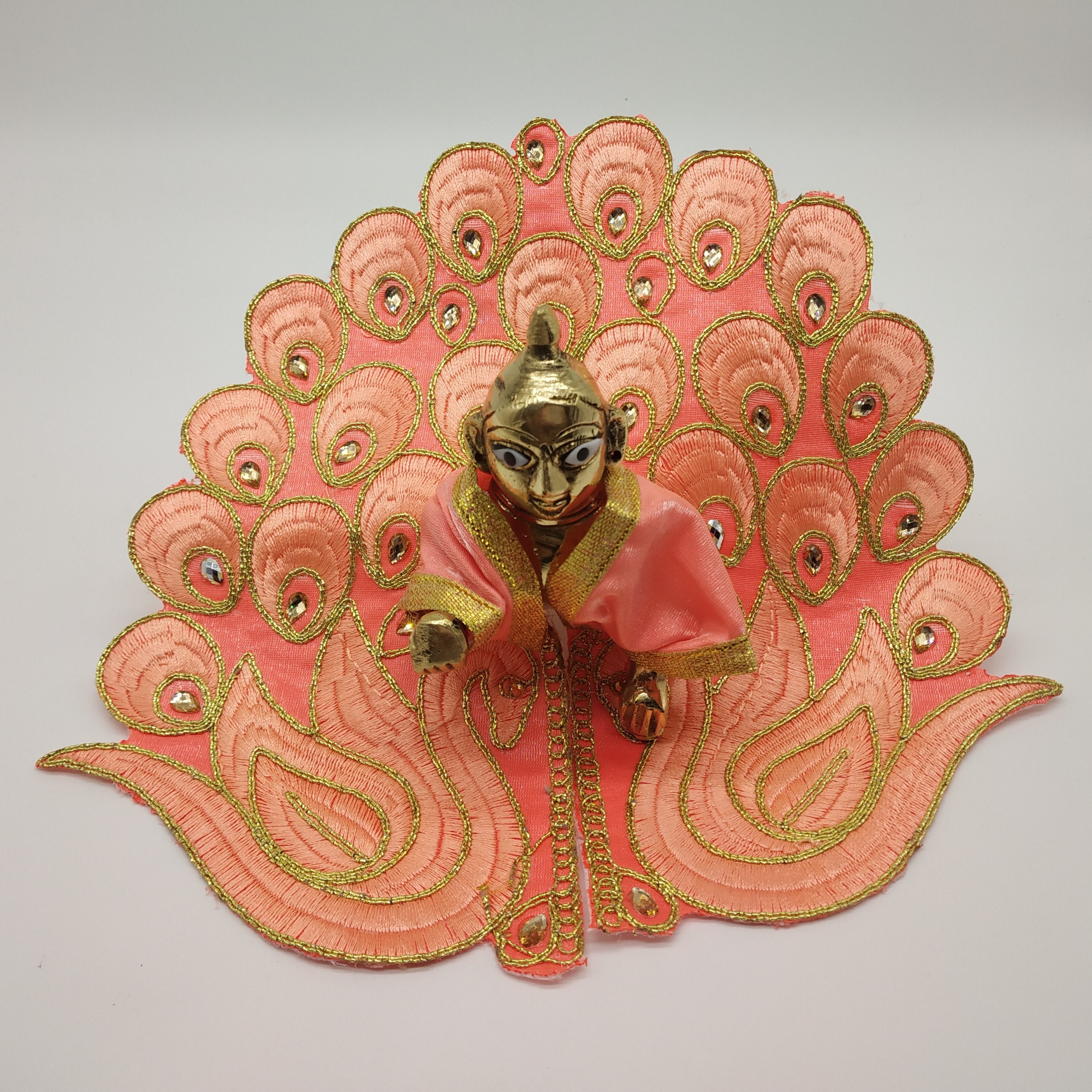 Kanha Ji - Laddu Gopal Beautiful Peacock Design Dress