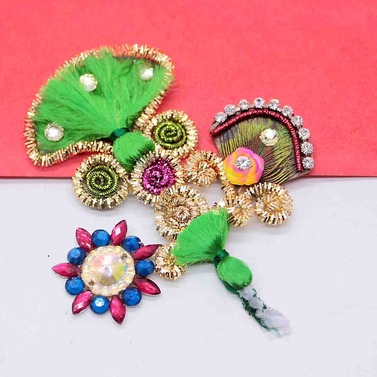 Decorated Heavy Kalangi for Idols ( 3 Inches )