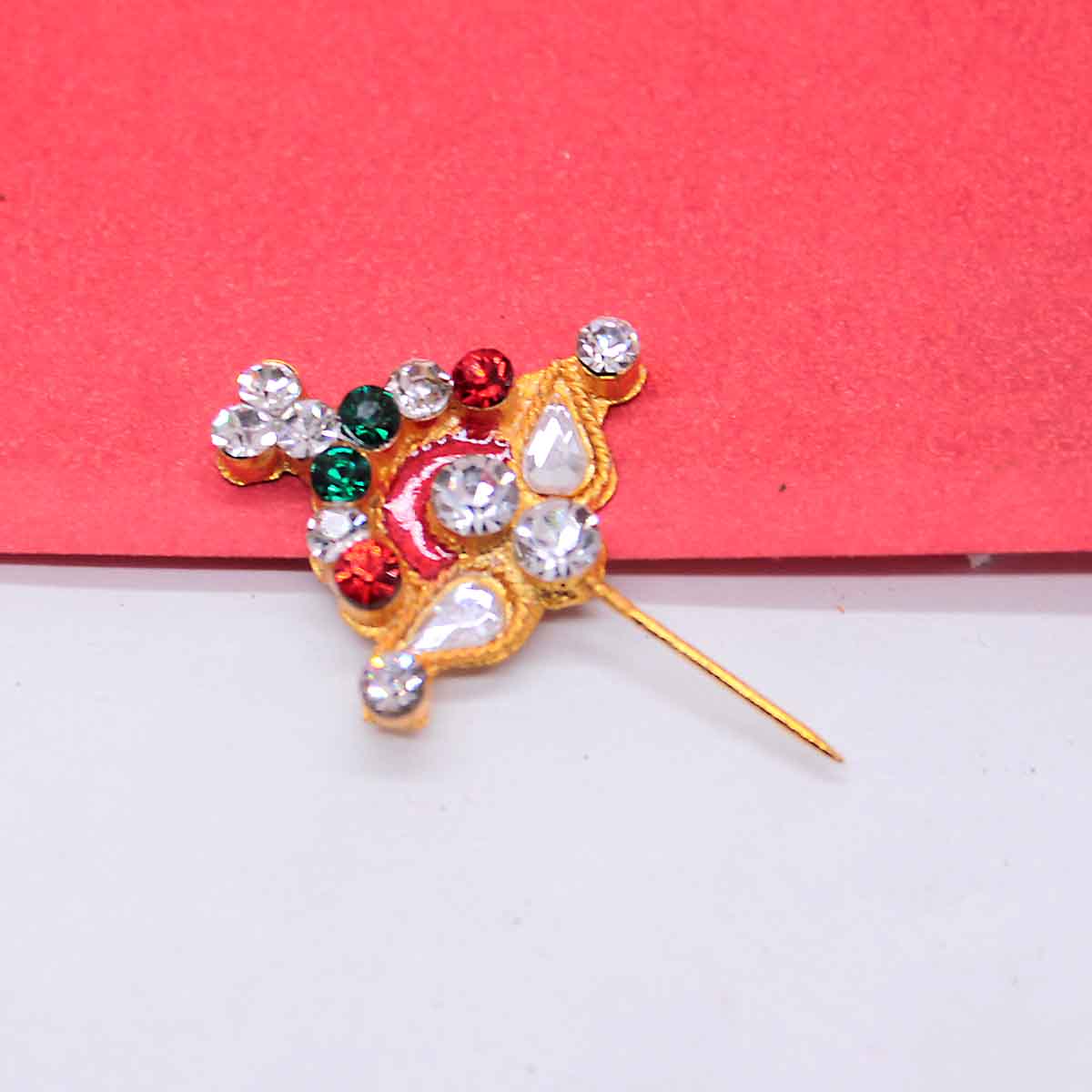 Multicolour Stone Kalangi For Idols ( 1.5 inches )