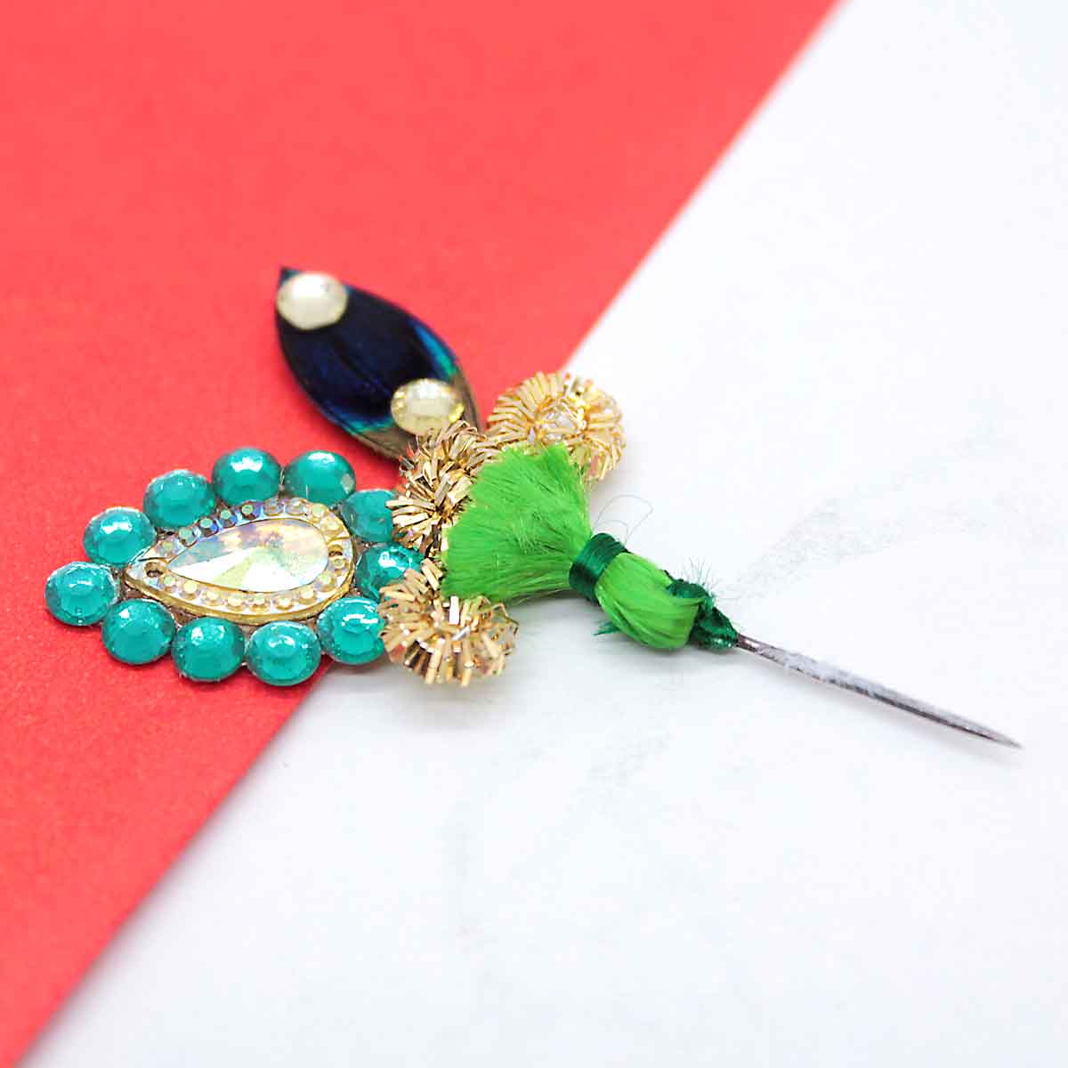 Beautiful Green Kalangi For Laddu Gopal Ji