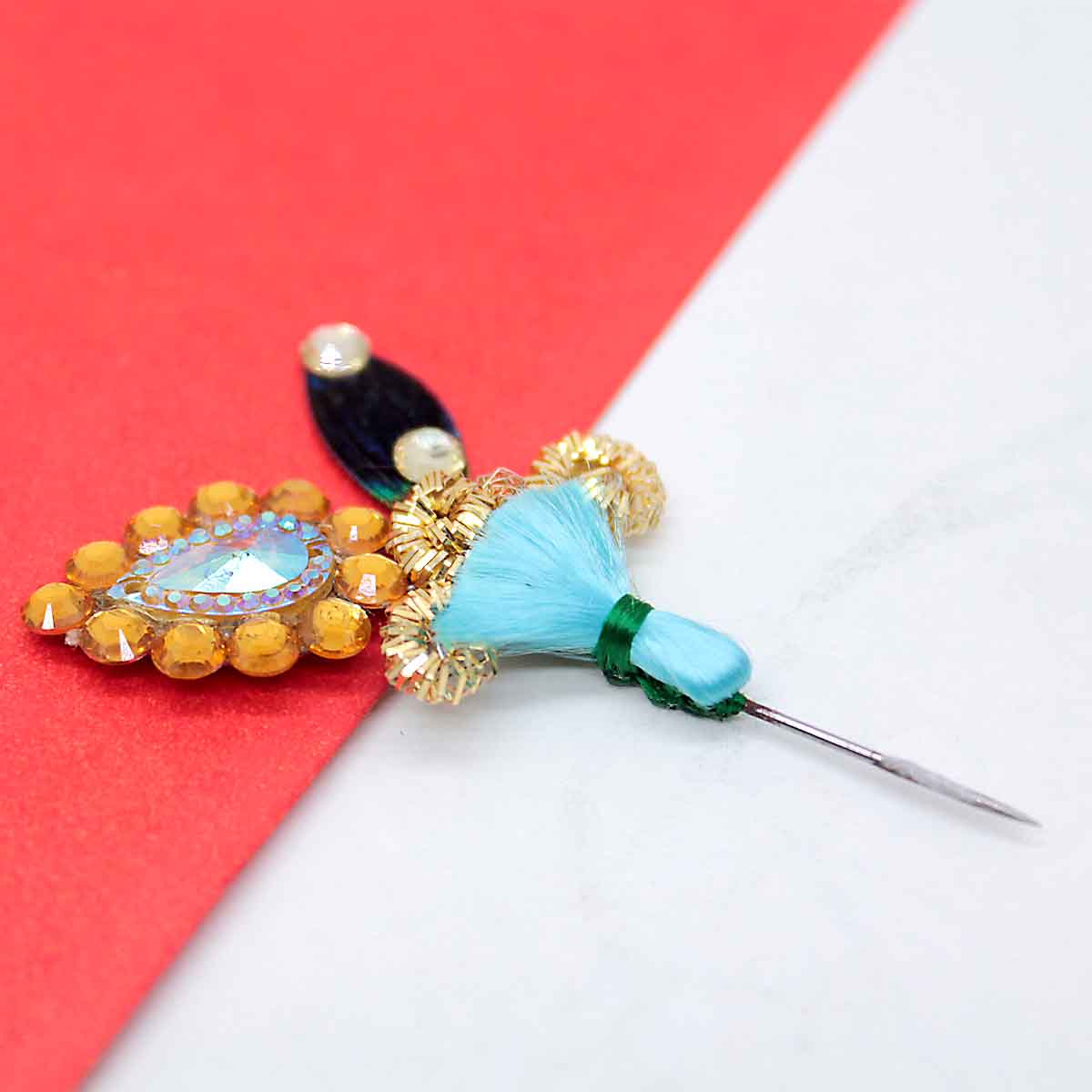 Beautiful Skyblue kalangi For Laddu Gopal ji