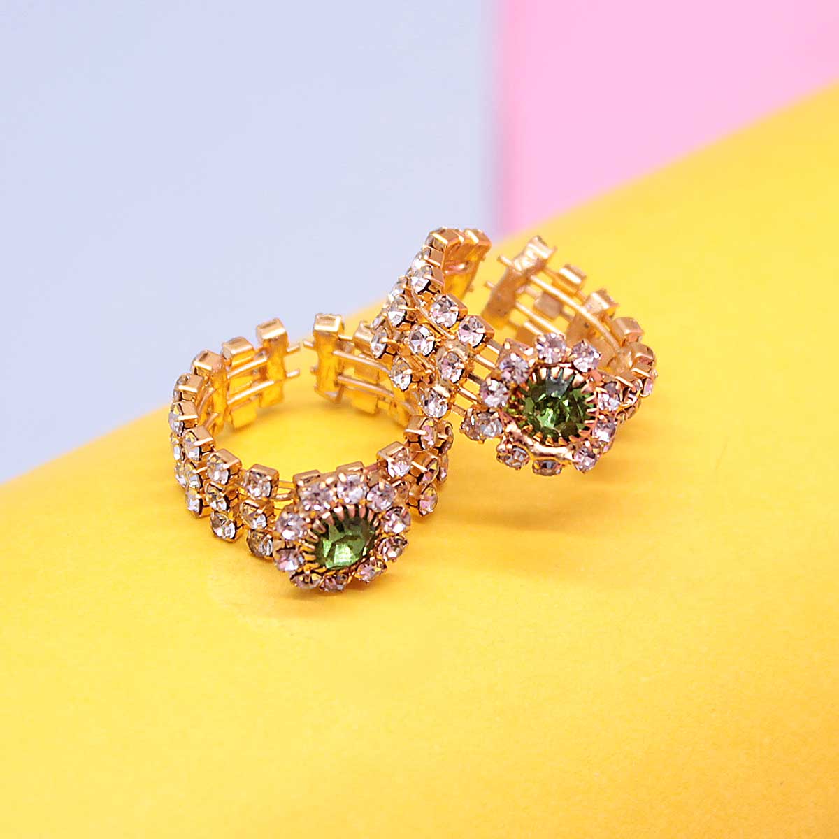 Blue Stone decorated kanghan for Laddu Gopal Ji