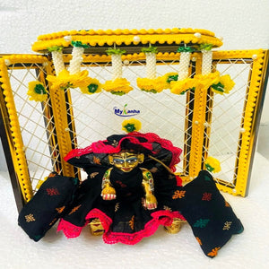 Kanha ji western dress with Cap and Cushion set