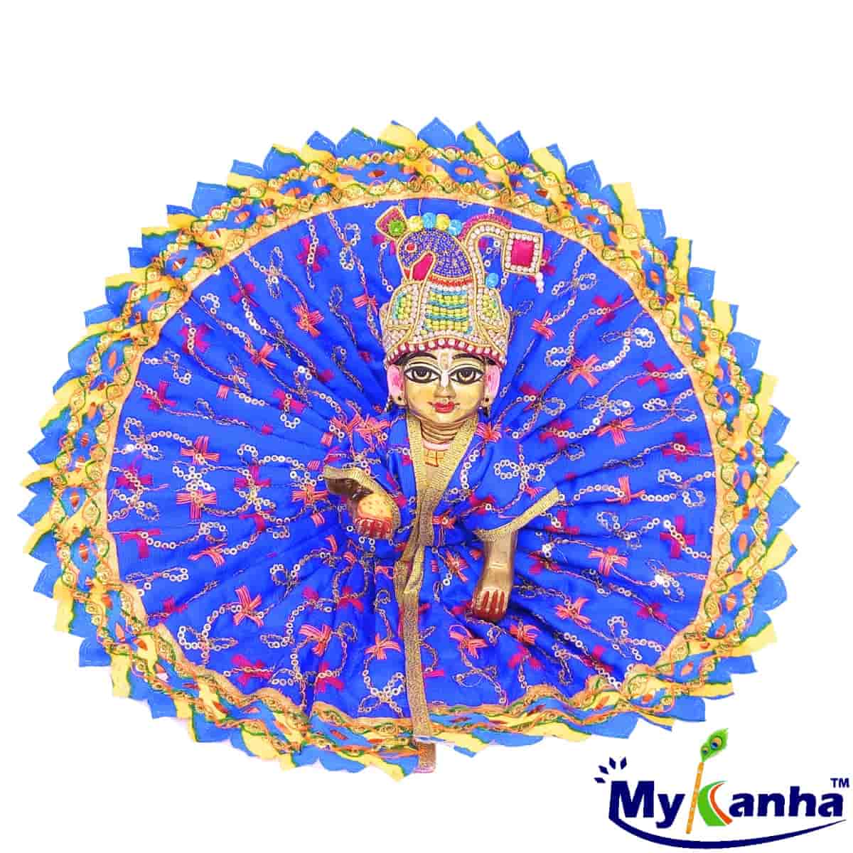 Thakurji Designer Summer Dress (Blue)