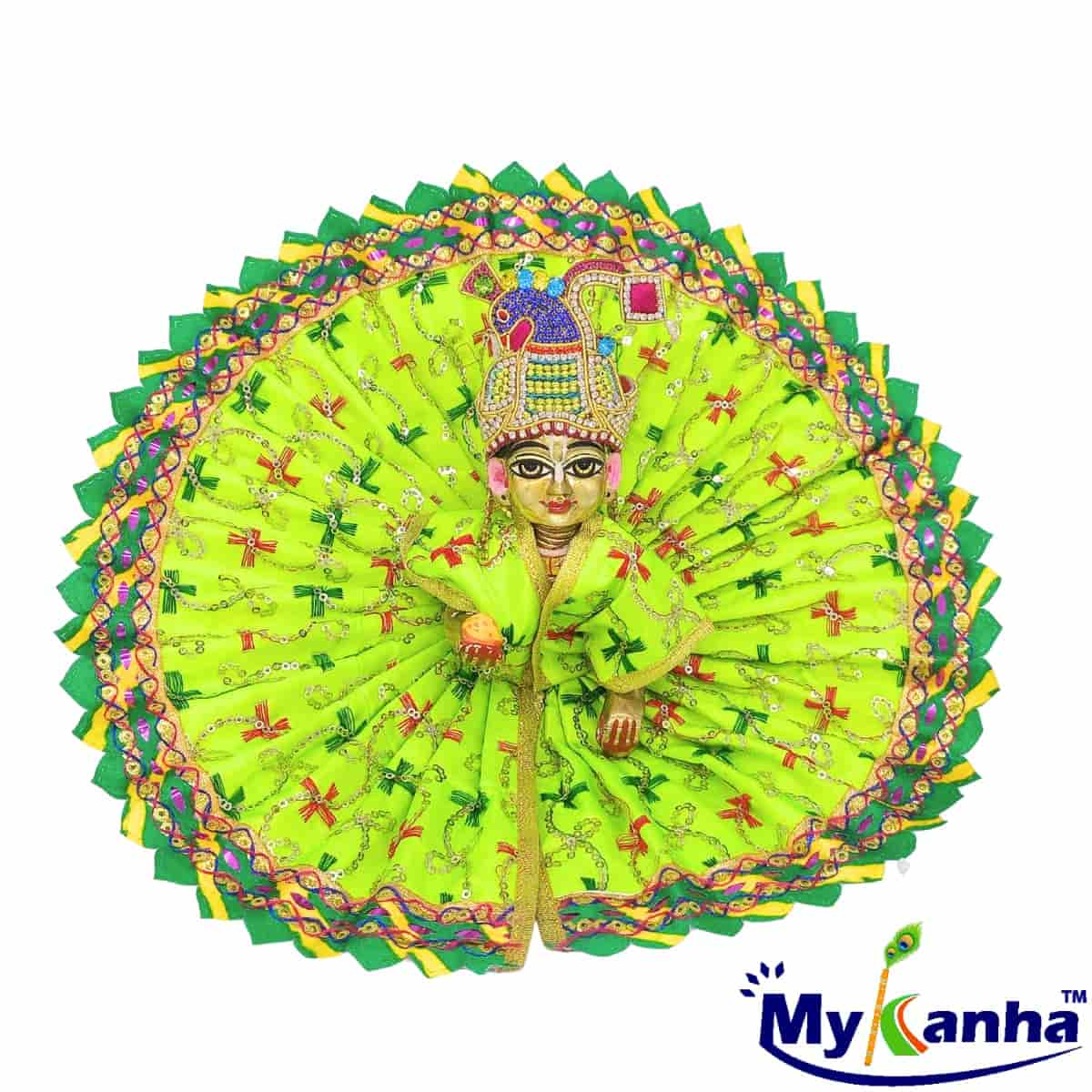 Thakurji Designer Summer Dress (Green)