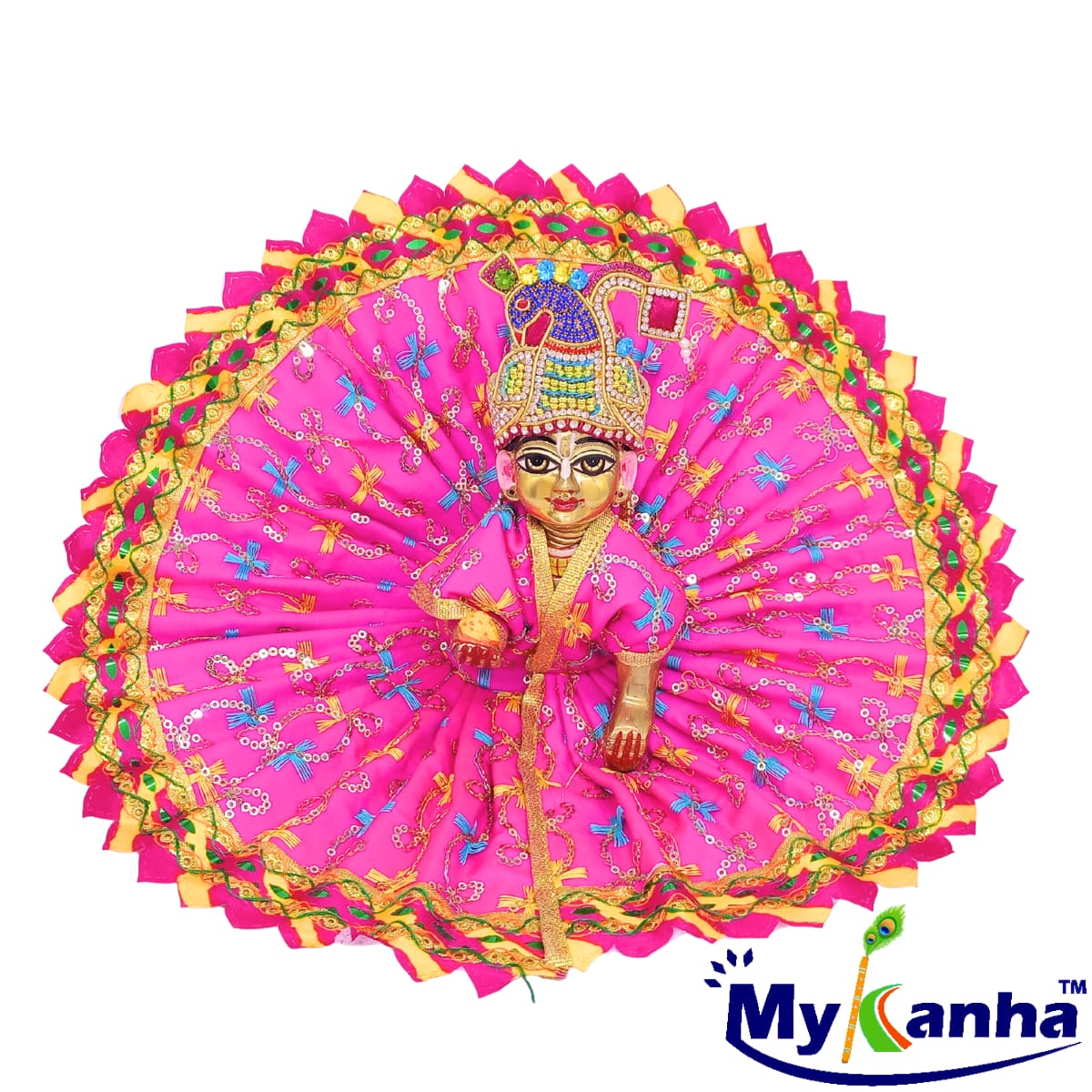 Thakurji Designer Summer Dress (pink)