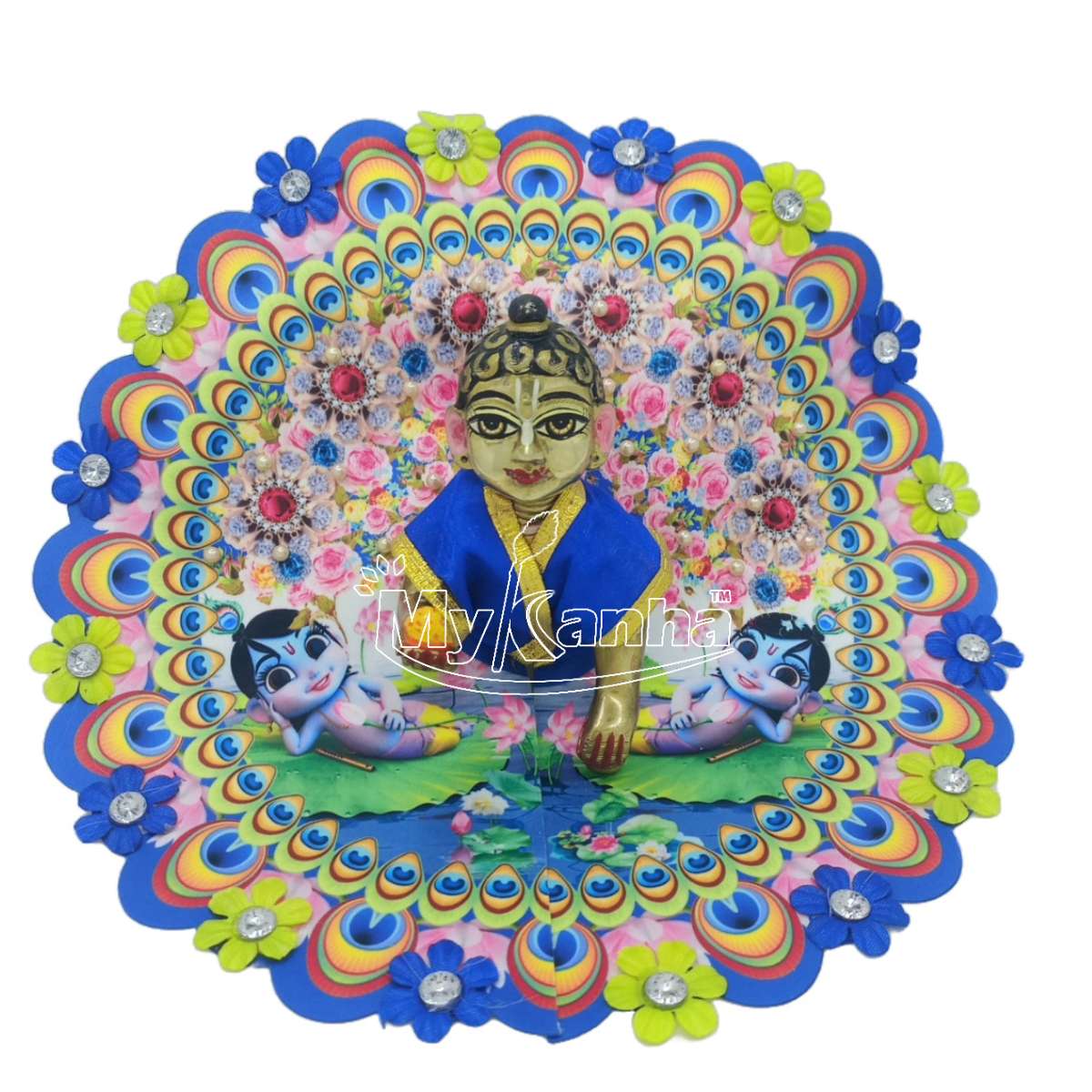 Little krishna digital printed dress for Kanha Ji