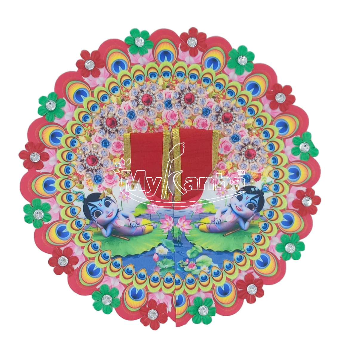 Little krishna digital printed dress for Kanha Ji