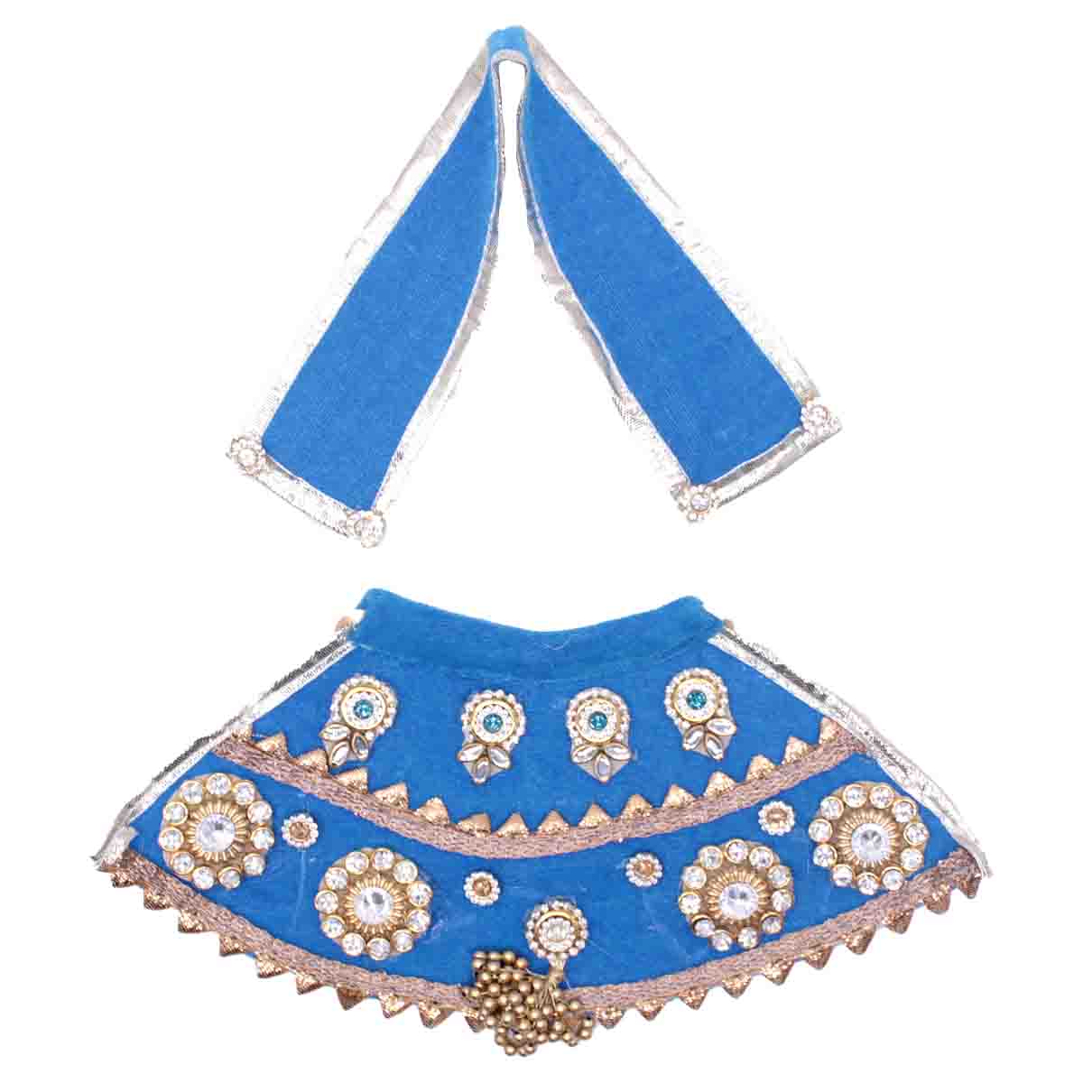 Mata rani decorated Blue Dresses