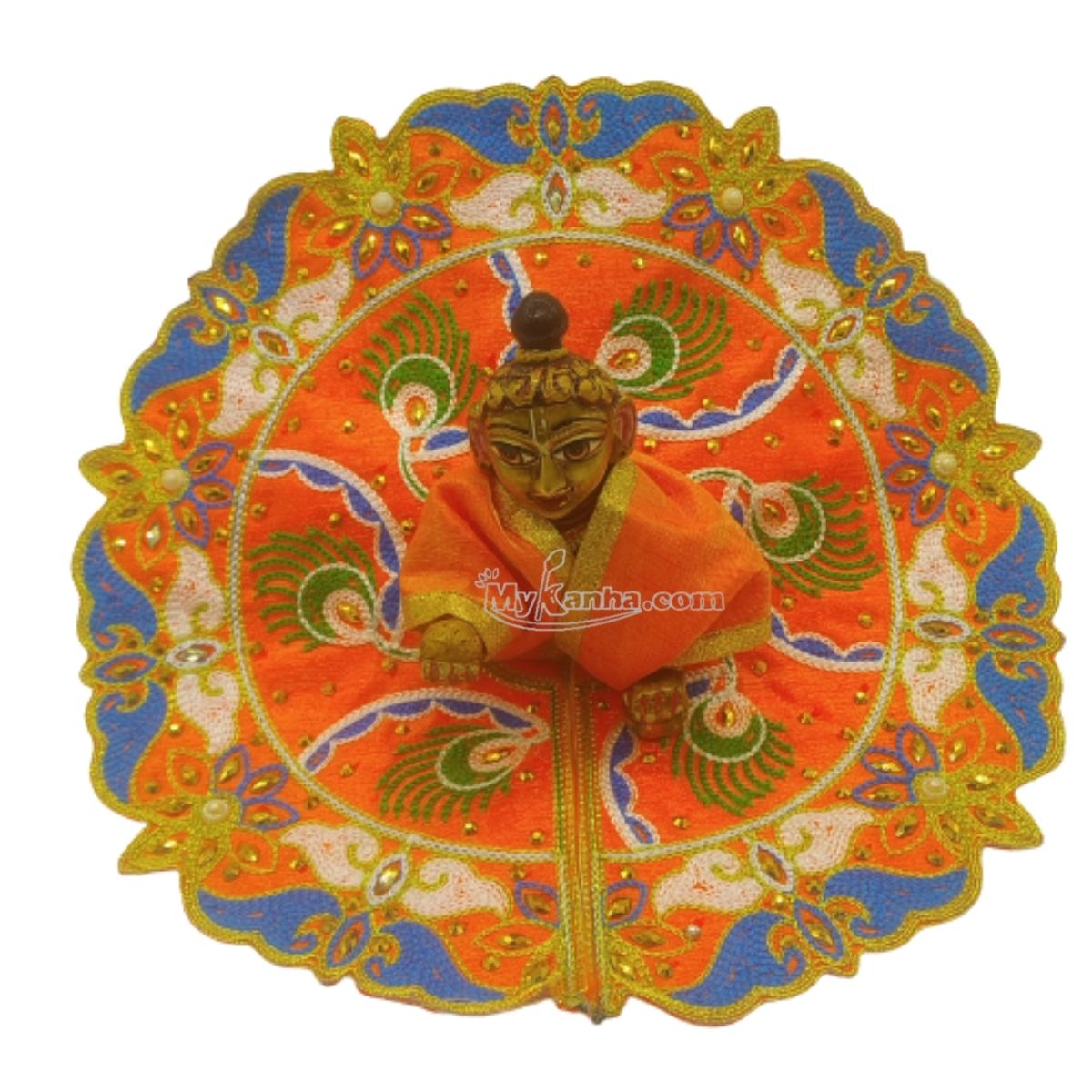 Embroidery & Moti decorated Dress For Thakur Ji