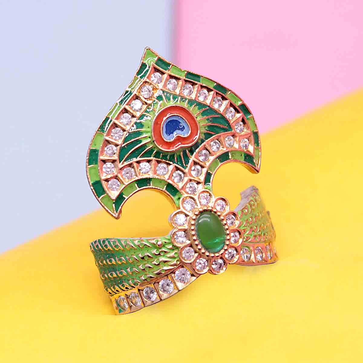 AD heavy Mukut for Laddu Gopal ji (Upto 4 Number)