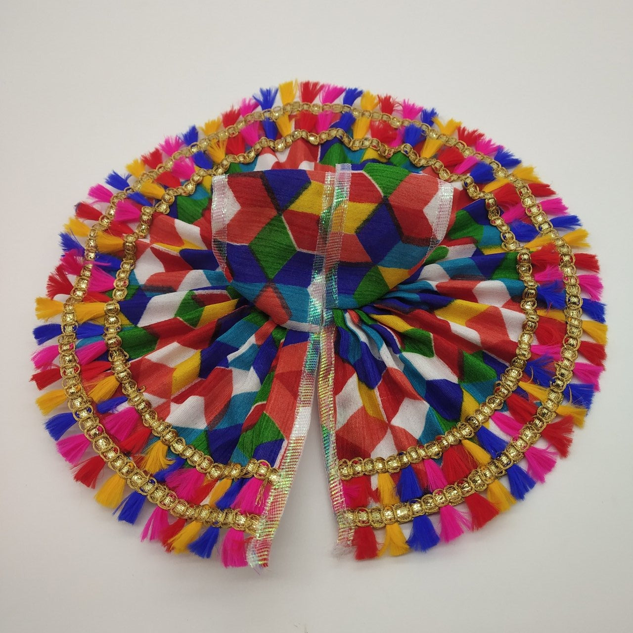 Decorated Multi Color Dress for Ladoo Gopal