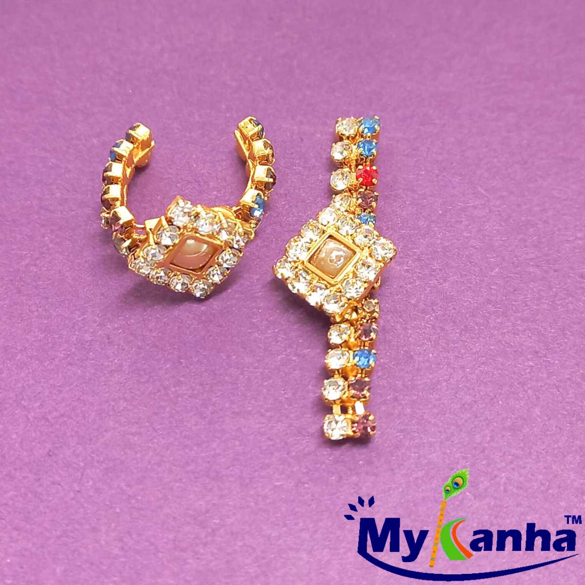 Moti decorated kangan for Idols (Small)