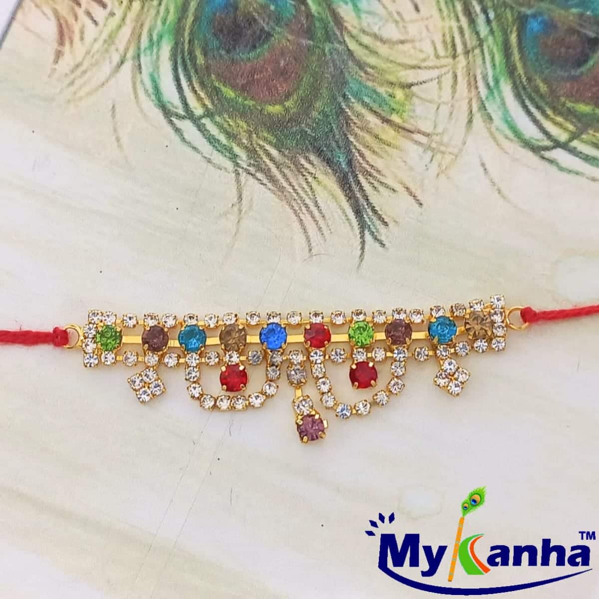 Multicolor stone decorated Kamarband