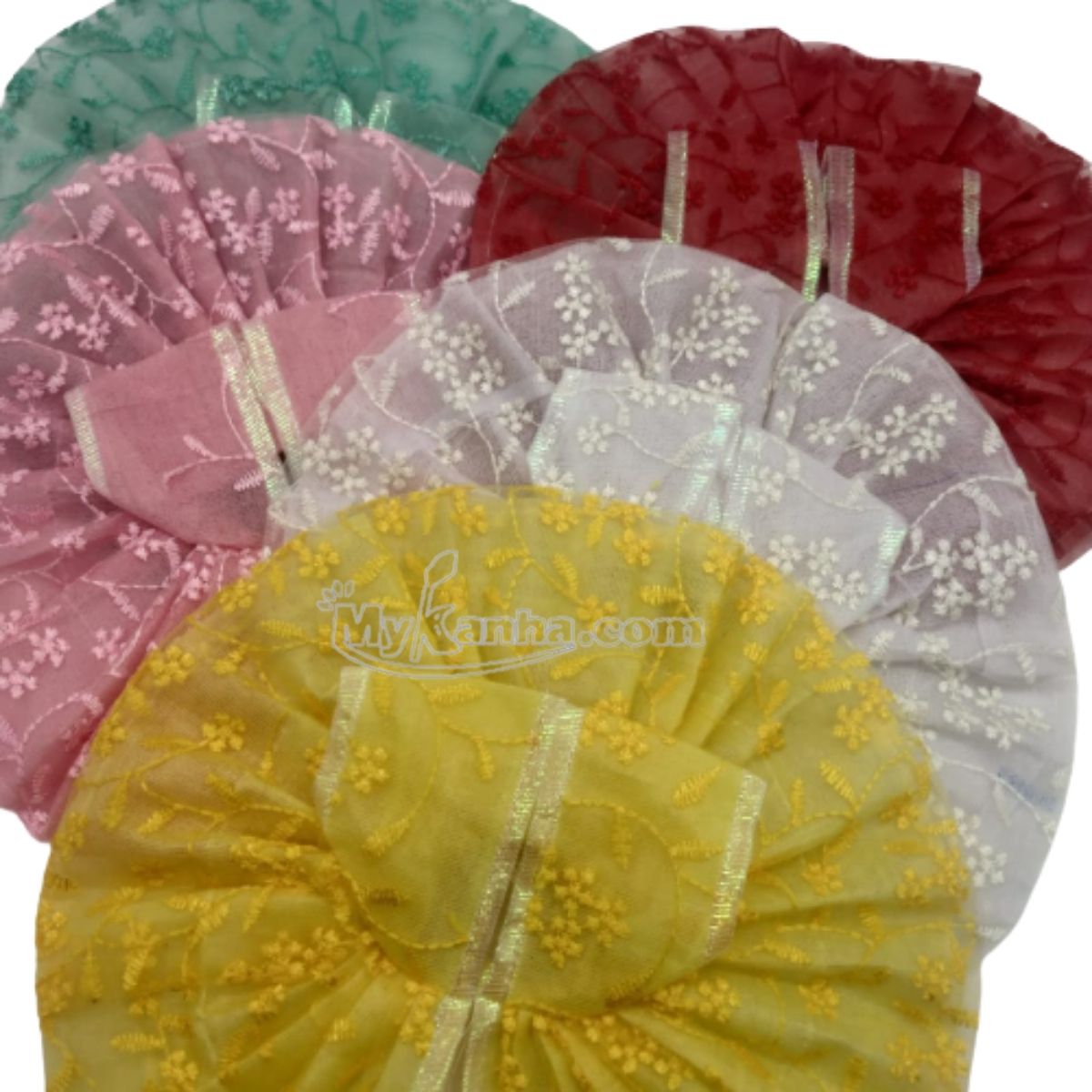 Designer Embroidery Net Dress for laddu gopal