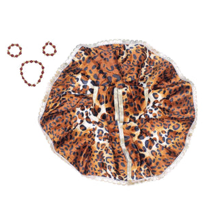 Shivratri special bhagambar print dress for laddu gopal ji