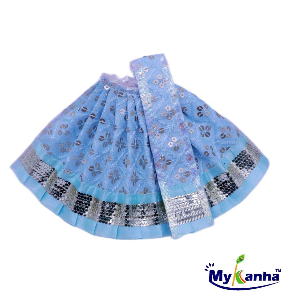 Decorated Summer Lehenga Patka Dress for Mata Rani