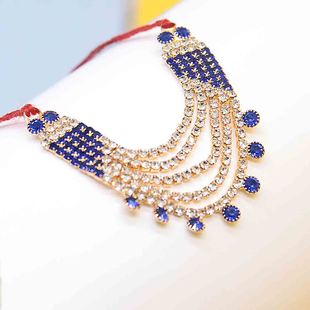 Beautiful Blue Haar For Laddu Gopal