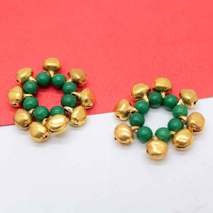 Beautiful Dark Green Payal For Laddu Gopal Ji
