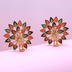 Golden Peacock Toy set for decoration