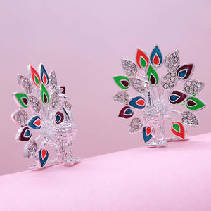 Decorated Pair of Peacock Toys for decoration