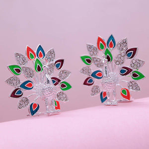 Decorated Pair of Peacock Toys for decoration