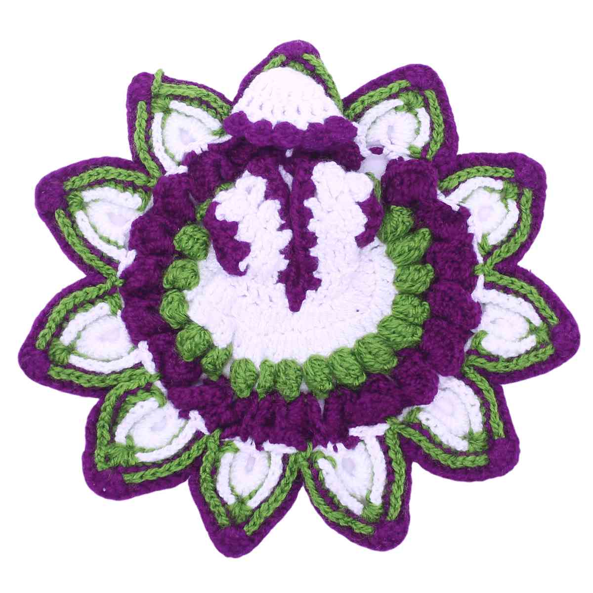 Star Design Laddu Gopal Woollen Dress Multicolor