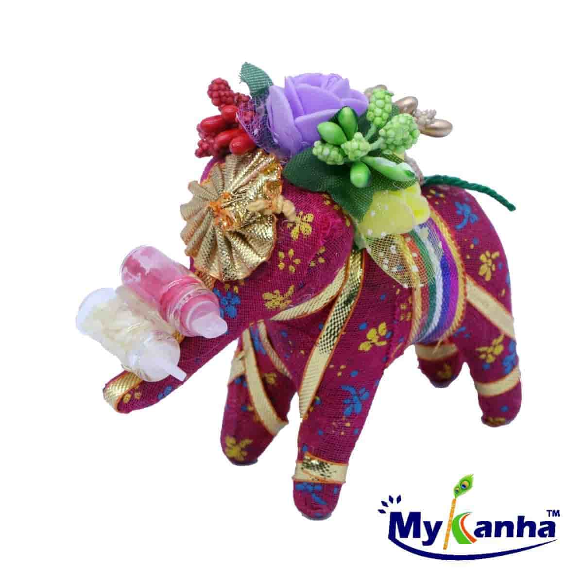 Elephant decorated Roli & Rice Set