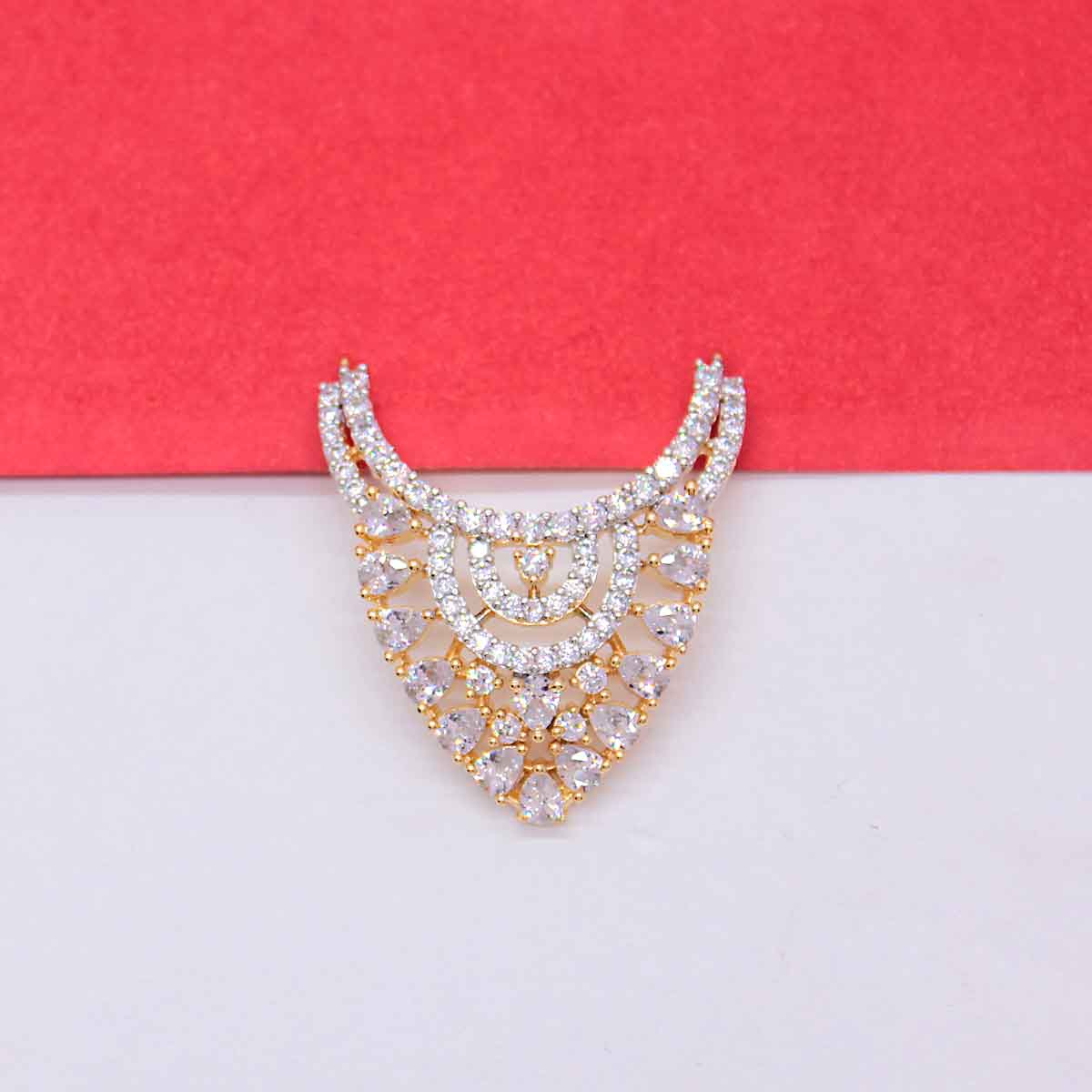 AD Silver Decorated Haar ( 1.5 Inches )