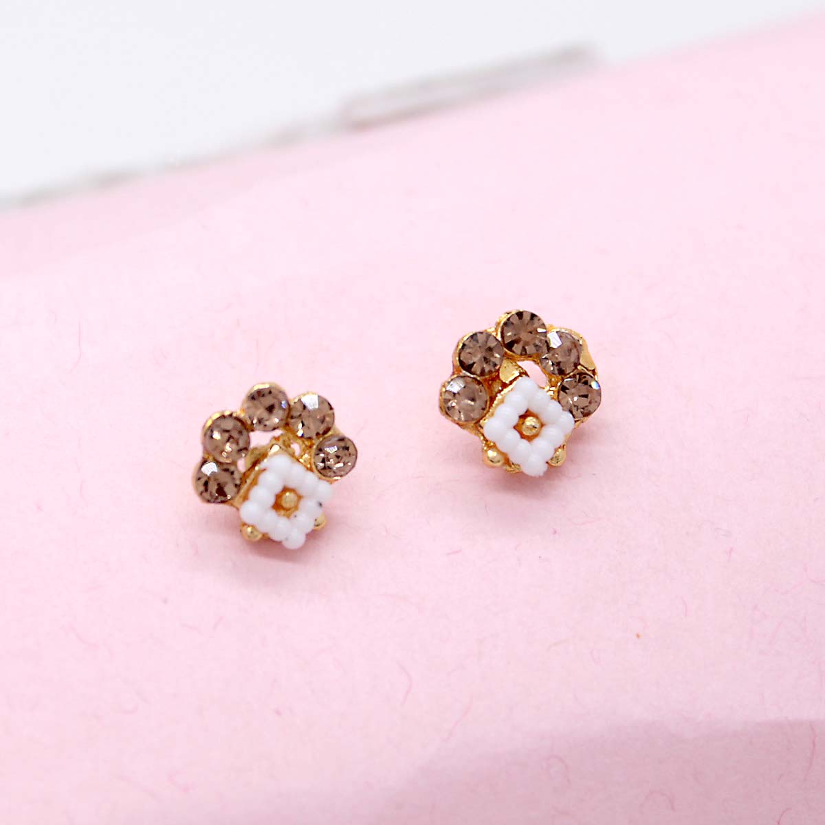 Silver Designer Earing/Kundal For Idols