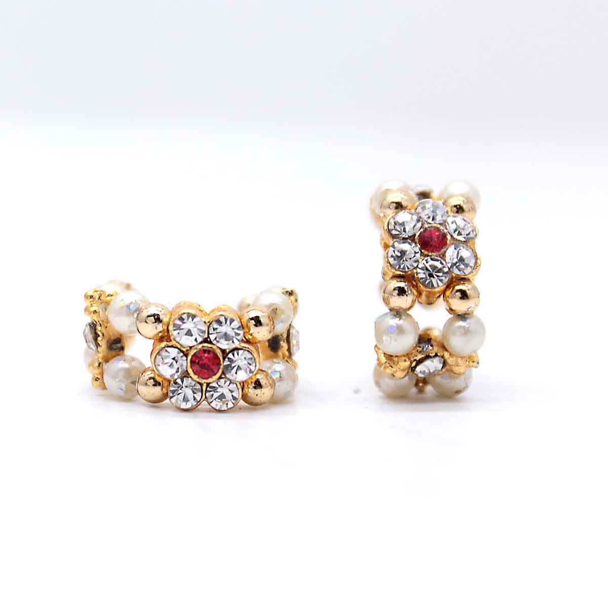 Beautiful Silver & Red Design Kangan/Handcuff For Laddu Gopal Ji