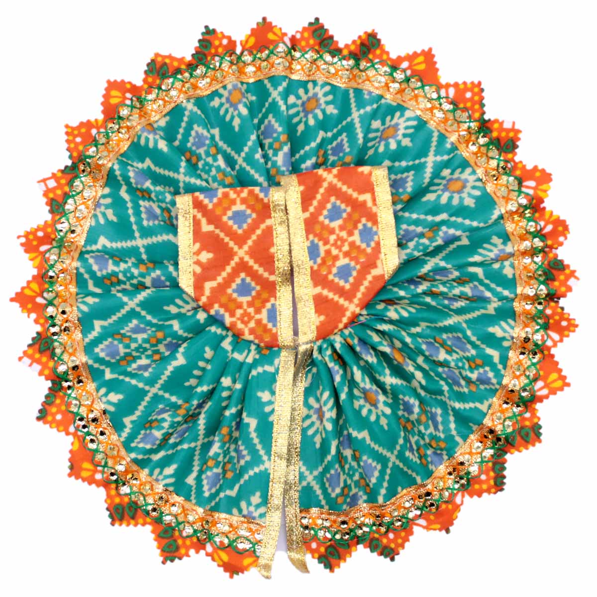 Sitara Decorated Blue Dress For Bal Gopal