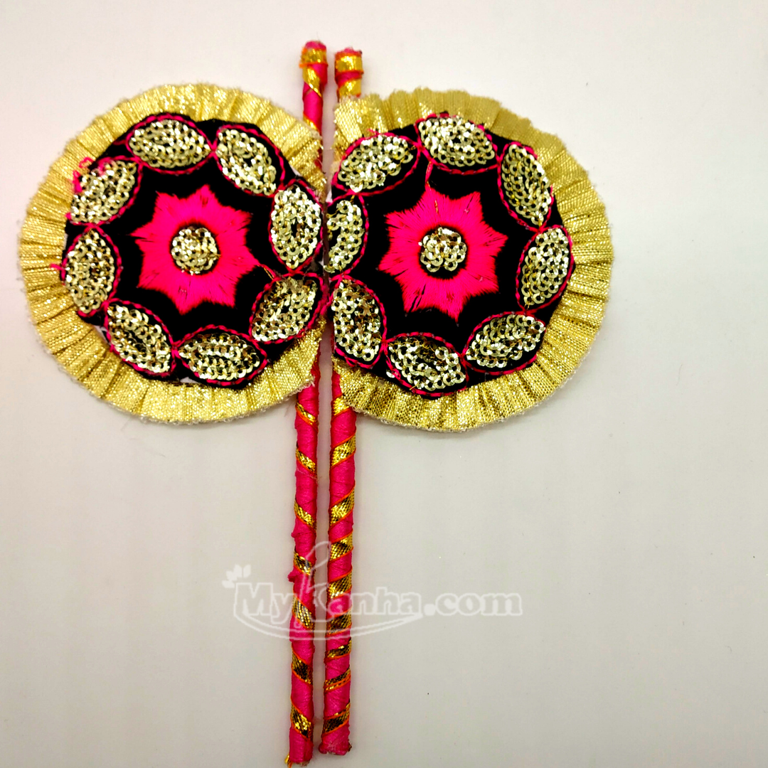 Laddu Gopal Circular Designer Pankha