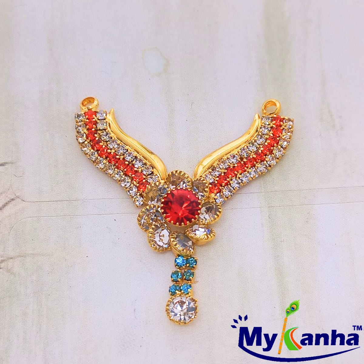 Stone decorated heavy Haar/Kanthmala for Idols