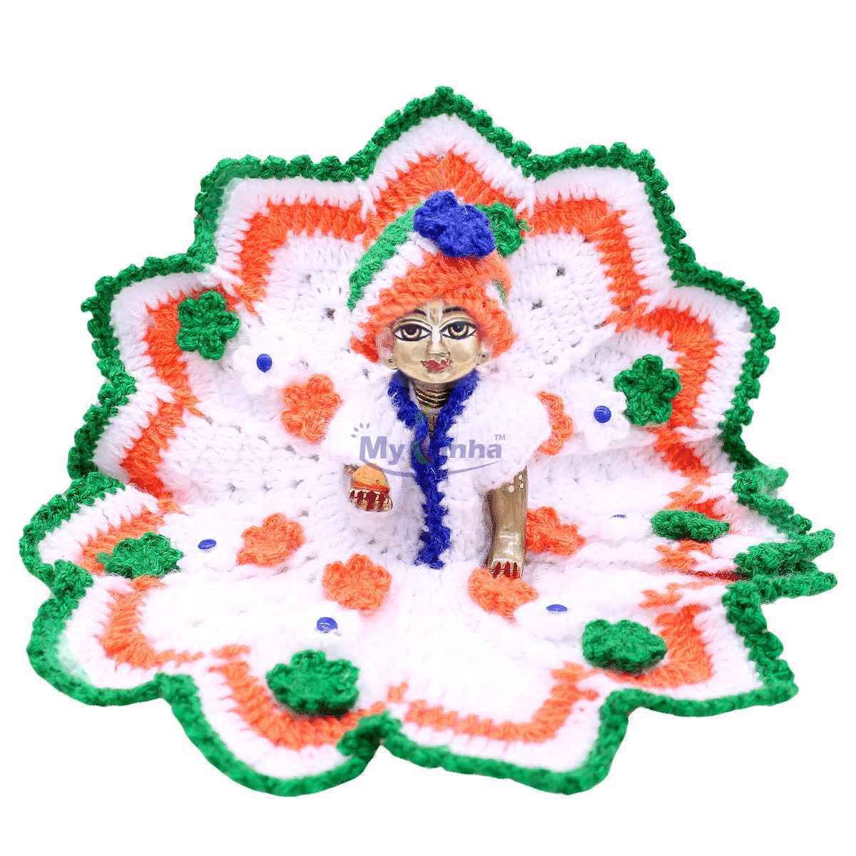 laddu gopal crochet dress How to Crochet Dress for Laddu Gopal || || Kanhaji Dress