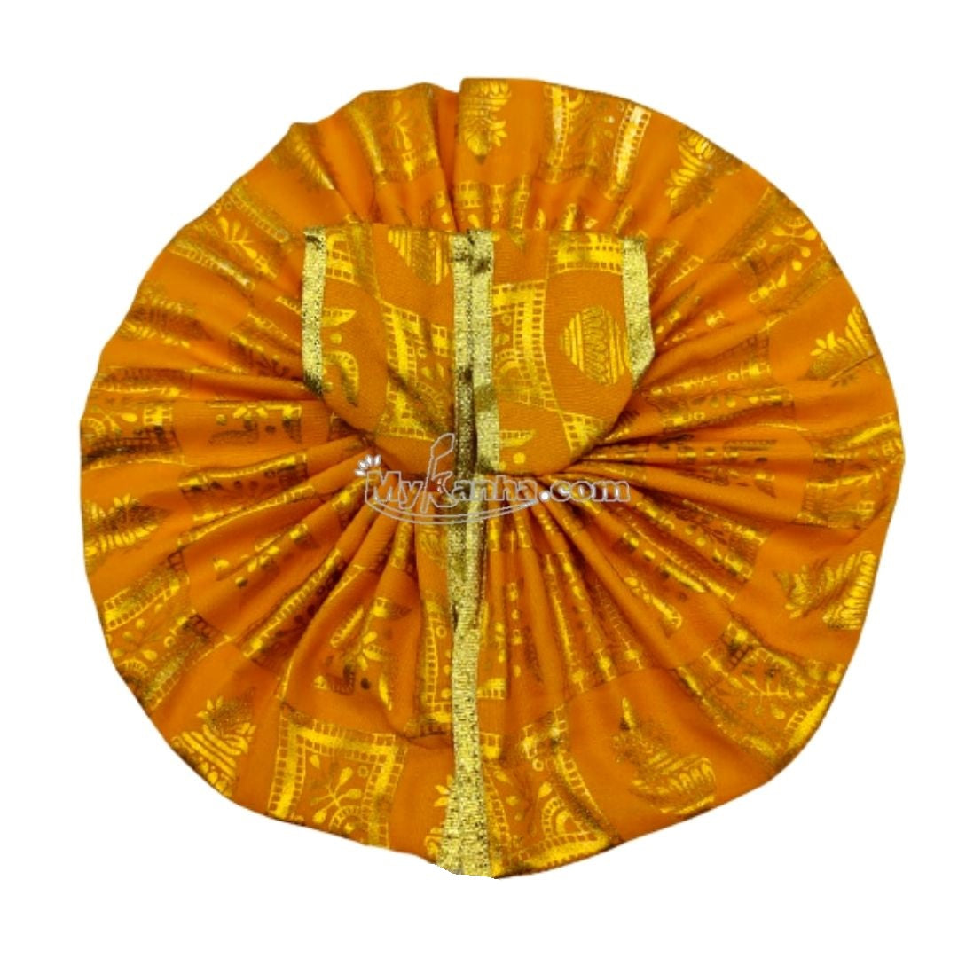 Swastik and Kalash Printed Yellow Color Bal Gopal Dress