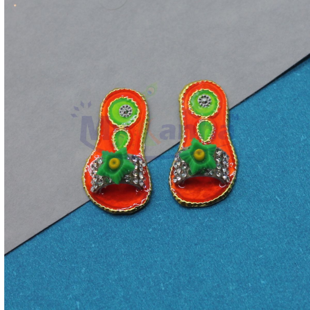 Decorative Paduka of Idols for mandir decoration