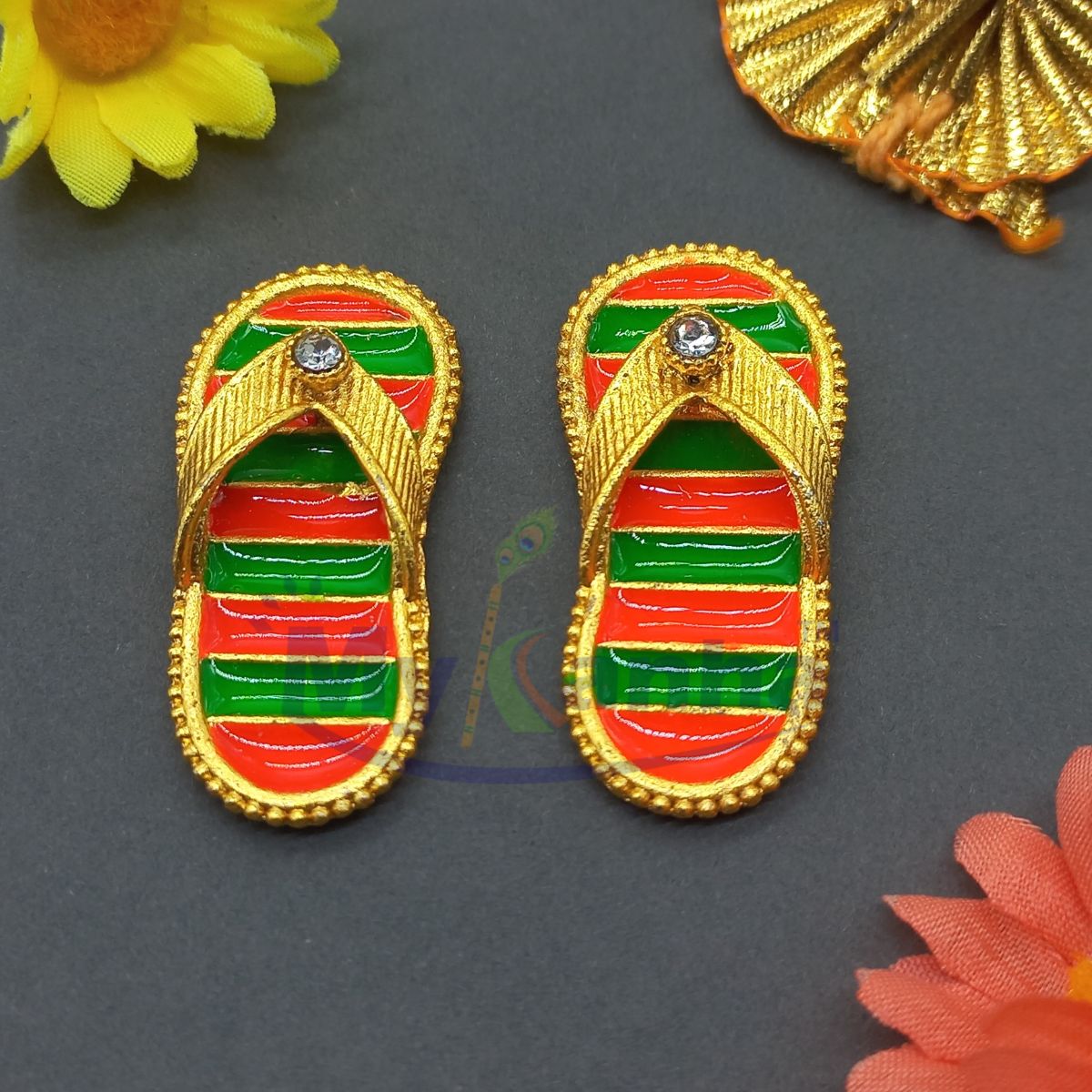 Designer slippers for Laddu Gopal ji