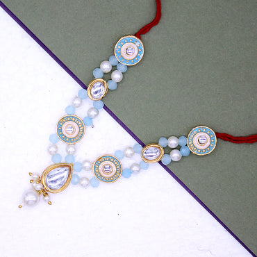 Stone Circle Design Decorated Haar for Idols ( Random Colors)
