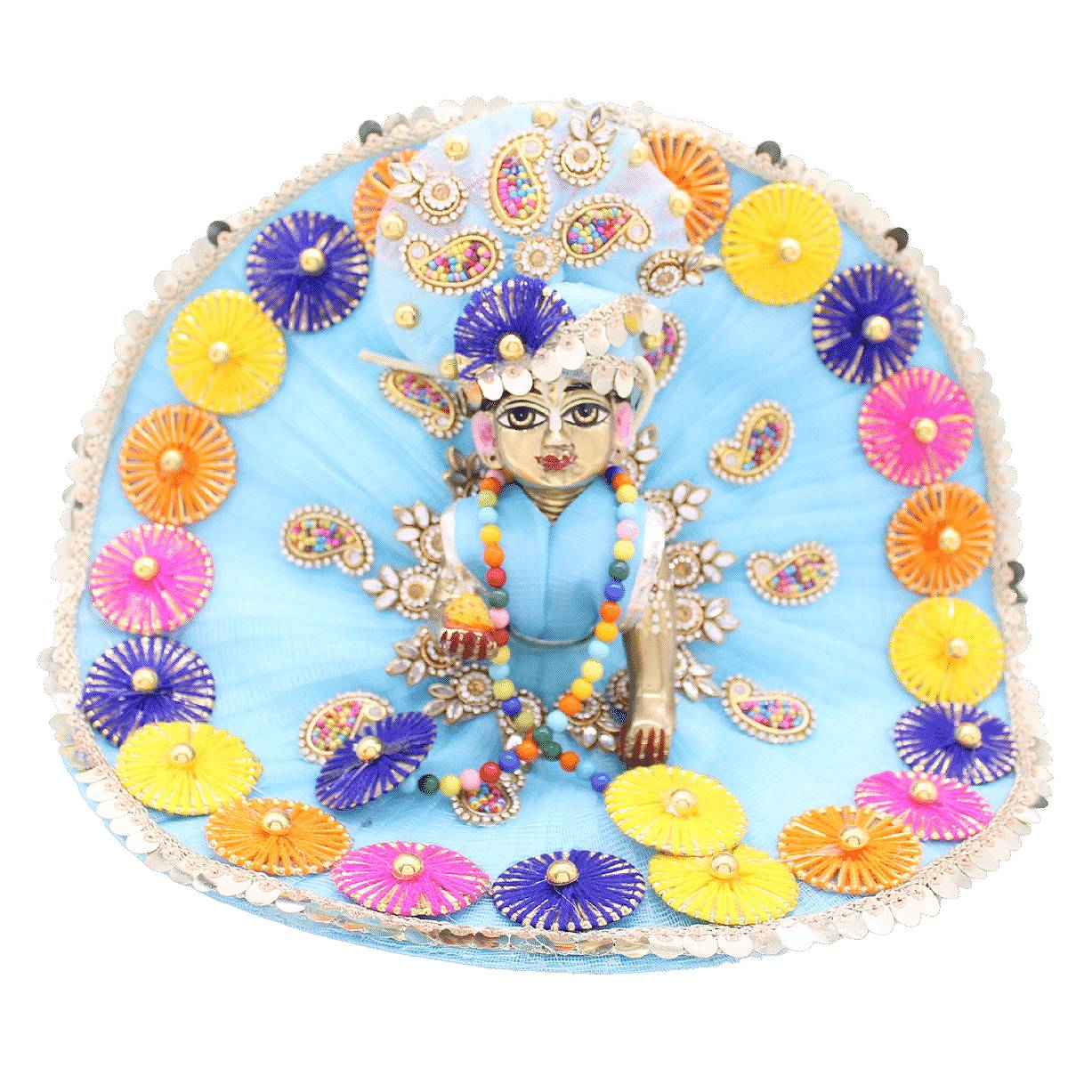 MyKanha Chakri decorated Dress for Laddu Gopal Ji