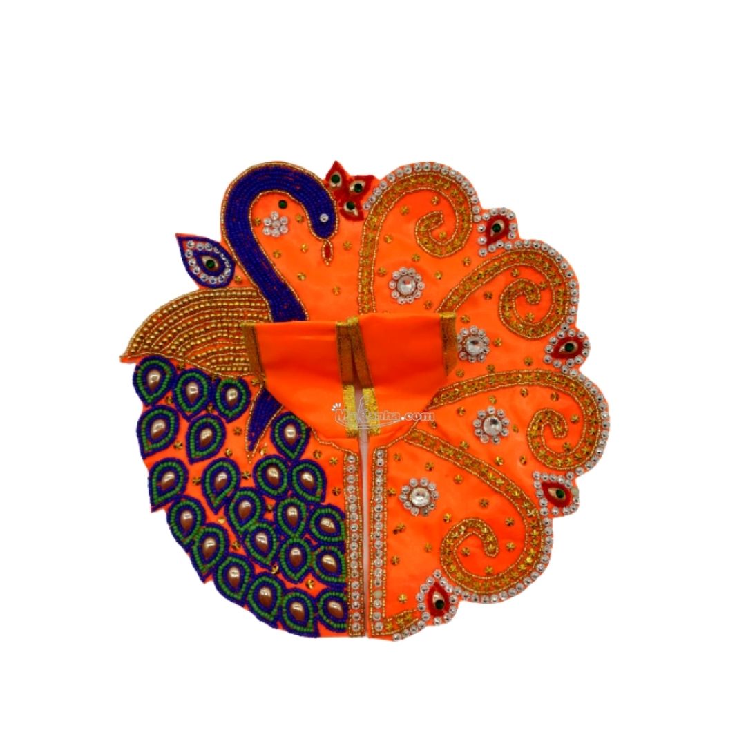 Laddu Gopal Peacock Dress