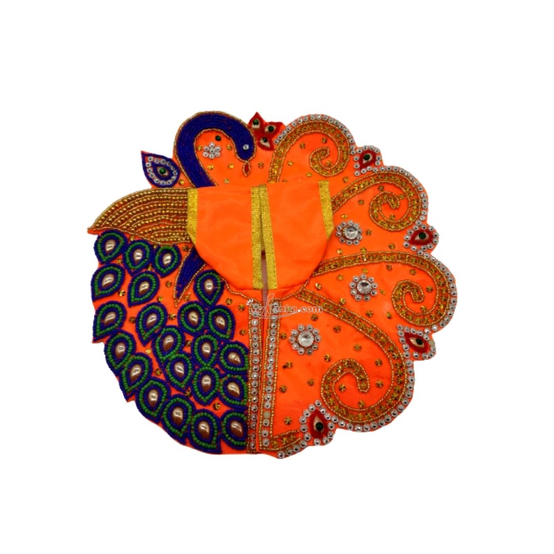 Laddu Gopal Peacock Dress