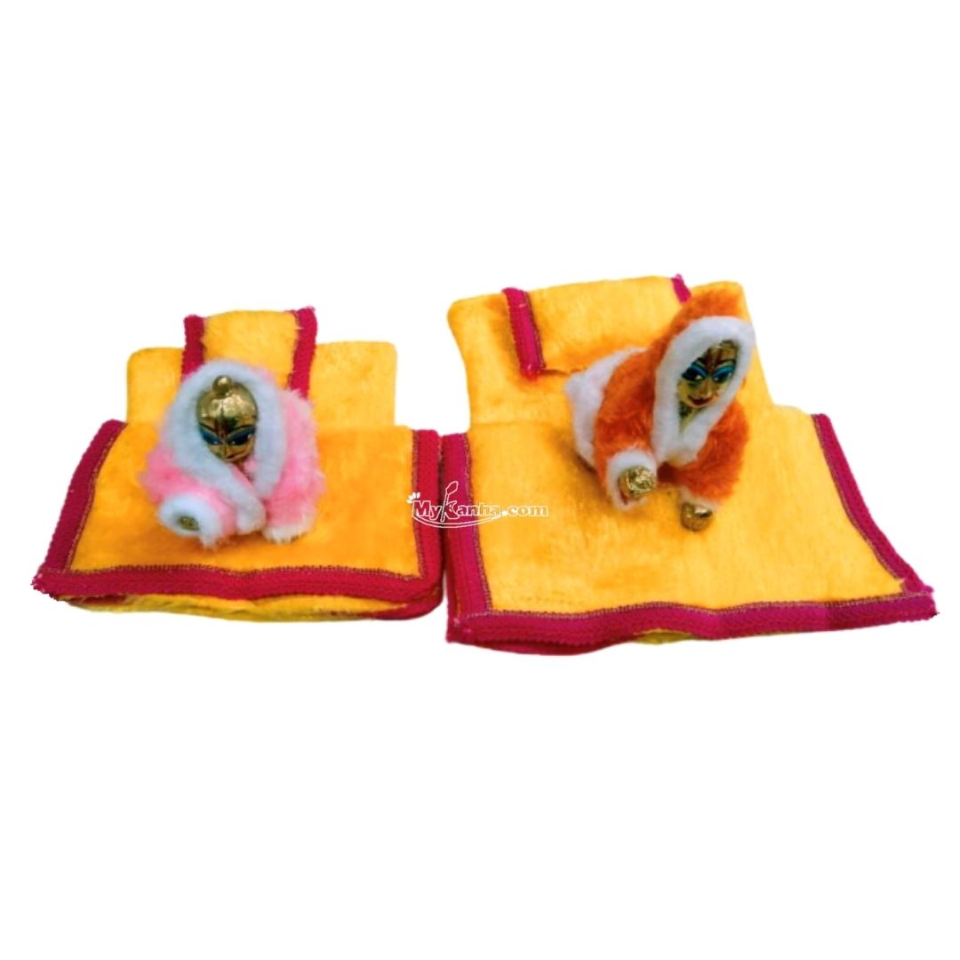 Kanha Ji Blanket , Pillow & Gaddi set