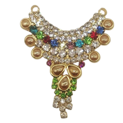 Multicolor Haar With Stone For Laddu Gopal ( Upto 6 Number )