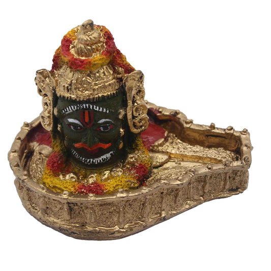 Mahakaal Shringar (Golden) Showpiece for Temple / Car/ Home