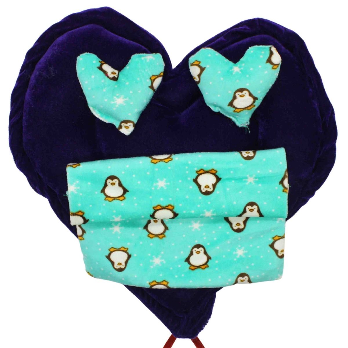 Heart Shape Bed with Pillow & Blanket For Laddu Gopal