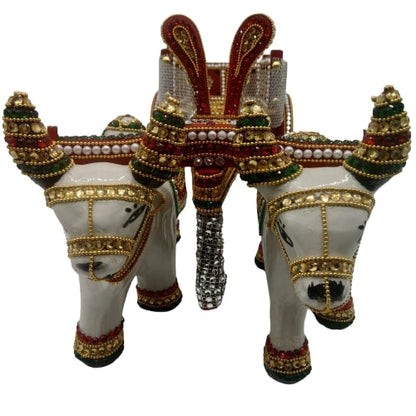 Kanha ji Moti Decorated Rath /Chariot/Bull Cart